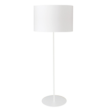 1LT Drum Floor Lamp With JTone White Shade : MM221F-WH-790
