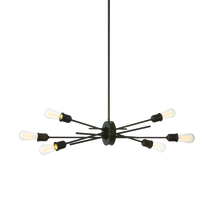 Dainolite NEB-326HP-ES - 6LT Horizontal Pendant, Espresso Finish