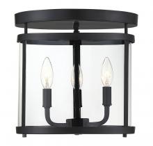 Savoy House Canada 6-1043-3-BK - Penrose 3-Light Ceiling Light in Black