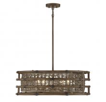 Beacon 4-Light Pendant in Burnished Brass (1-181-4-171