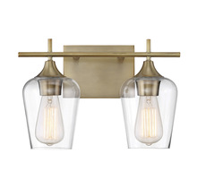 Savoy House Canada 8-4030-2-322 - Octave 2-Light Bathroom Vanity Light in Warm Brass