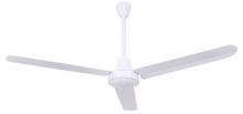 Canarm CP56D11PN - Industrial DC Fan, CP56D11PN, 56&#34; Fan, WH Color, Cord and Plug, Downrod Mount, HIGH PERFORMANCE