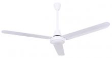 Canarm CP56DW11N - Industrial DC Fan, CP56DW11N, 56&#34; Fan, WH Color, Downrod Mount, HIGH PERFORMANCE WEATHERPROOF