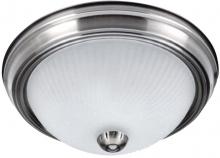 Canarm IFM21351 - Fmount, 13&#34; 2 Bulb Flushmount, Frosted Swirl Glass, 60W Type A