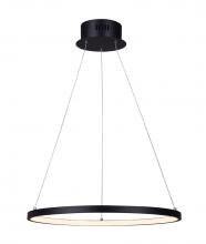 Canarm LCH128A21BK - LEXIE, MBK , 20.5&#34; Wide Cord LED Chandelier, Acrylic, 21W (Int.), Dimmable, 1189.46 Lumens