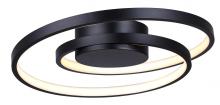 Canarm LFM259A16BK - LIVANA, LFM259A16BK, MBK Color, 15.75&#34; LED Flush Mount, 25W LED (Integrated), Dimmable, 1050Lume