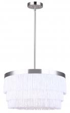 Canarm ICH2024B03BN18 - SYREN, ICH2024B03BN18, 3 Lt 18&#34; Width Rod Chandelier, 60W Type A, 18&#34; W x 13.5 - 61.5&#34; H