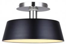 Canarm LFM263A13BKN - Jessa, LFM263A13BKN, BN + MBK Color, 12.75&#34; LED Flush Mount, Acrylic, 36W LED (Integrated), Dimm