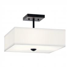 Kichler 43691BK - Semi Flush 3Lt