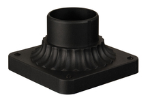 Craftmade Z200-TB - Post Adapter Base for 3&#34; Post Tops in Textured Black